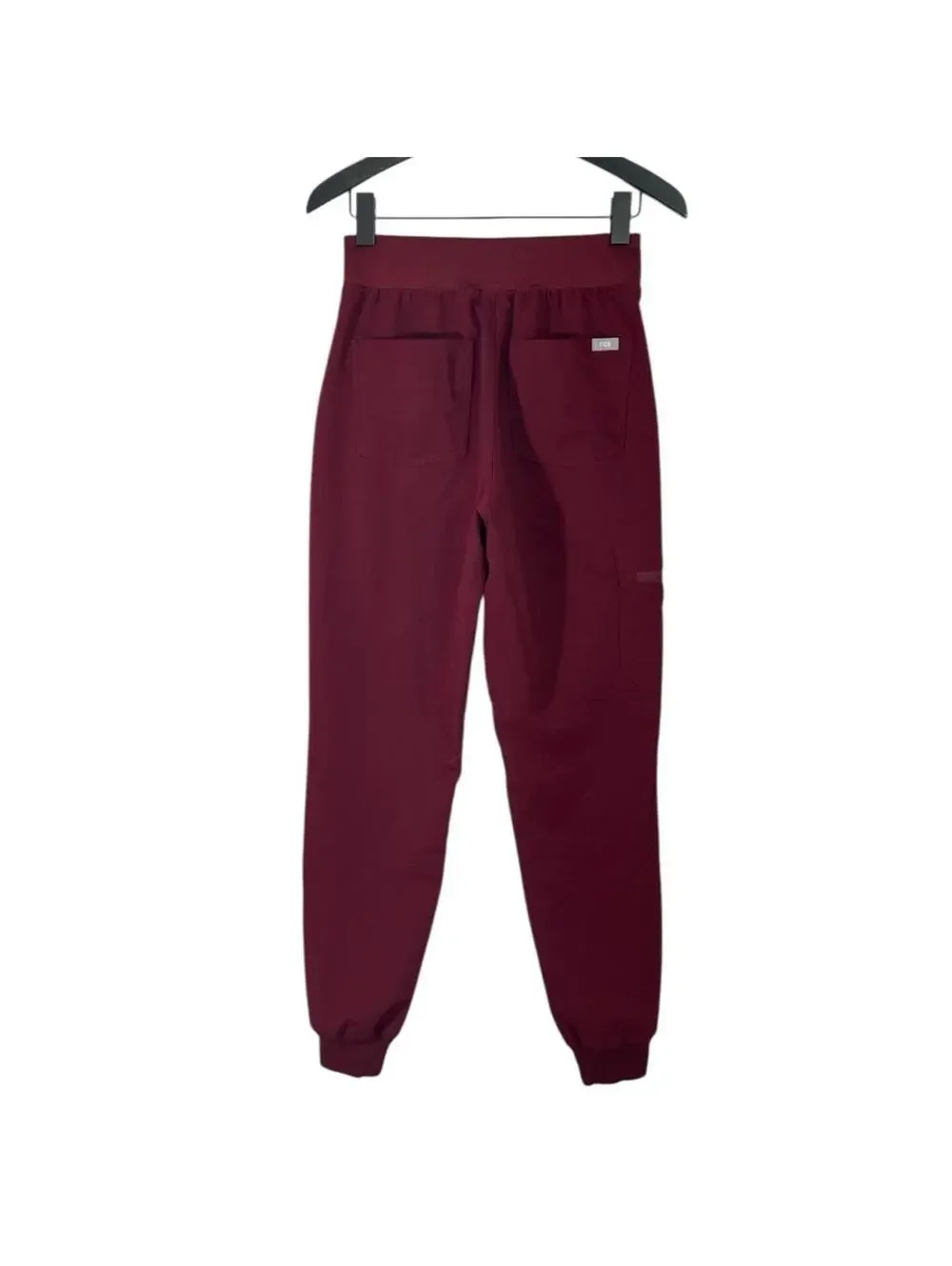 FIGs Zamora Jogger Scrub Pants size XS in Burgundy